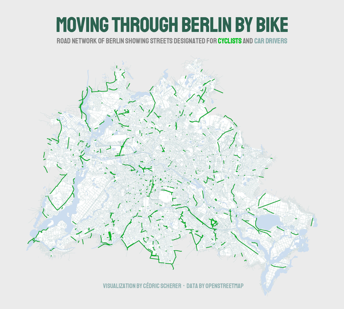 MapChallenge 2019 Day 12 Movement Berlin by Bike